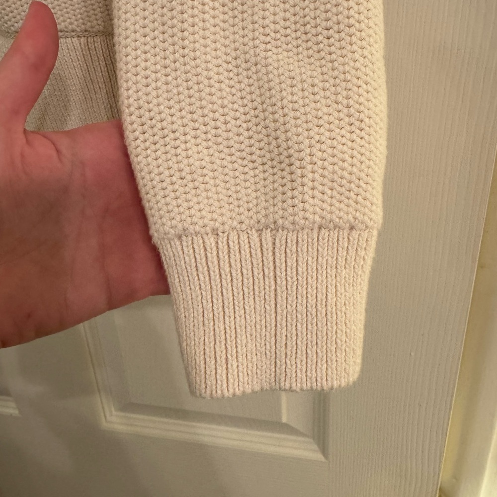 Banana Republic Off-White Knit Jacket - Picture 7 of 9